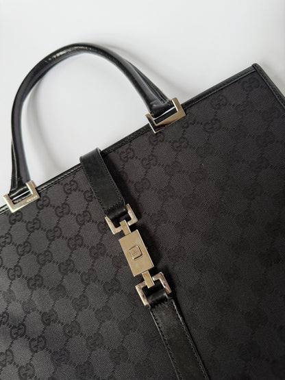 Tom Ford Era Gucci Jackie GG Canvas Tote Bag