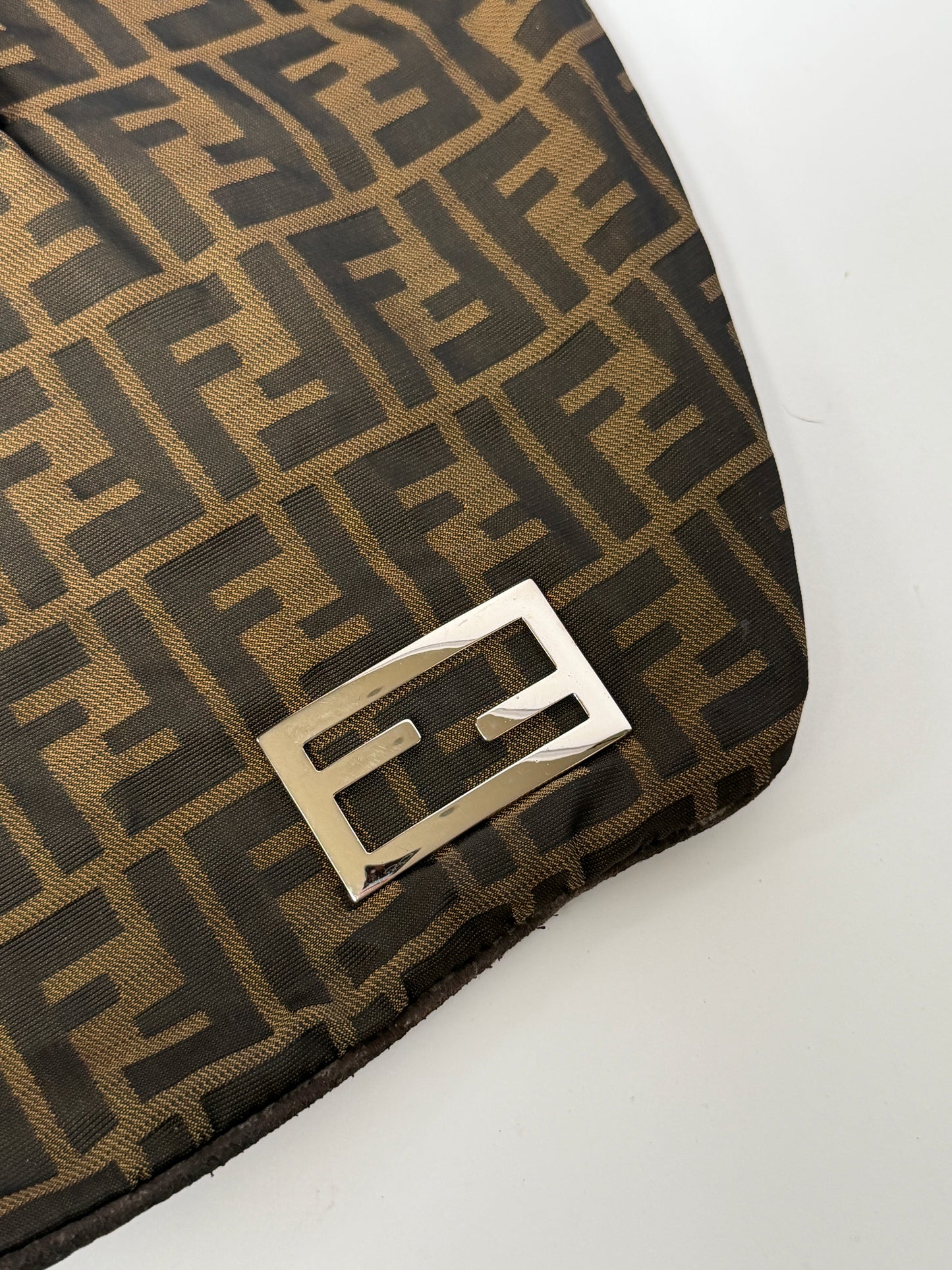 Fendi Zucca Nylon Mamma Bucket Bag