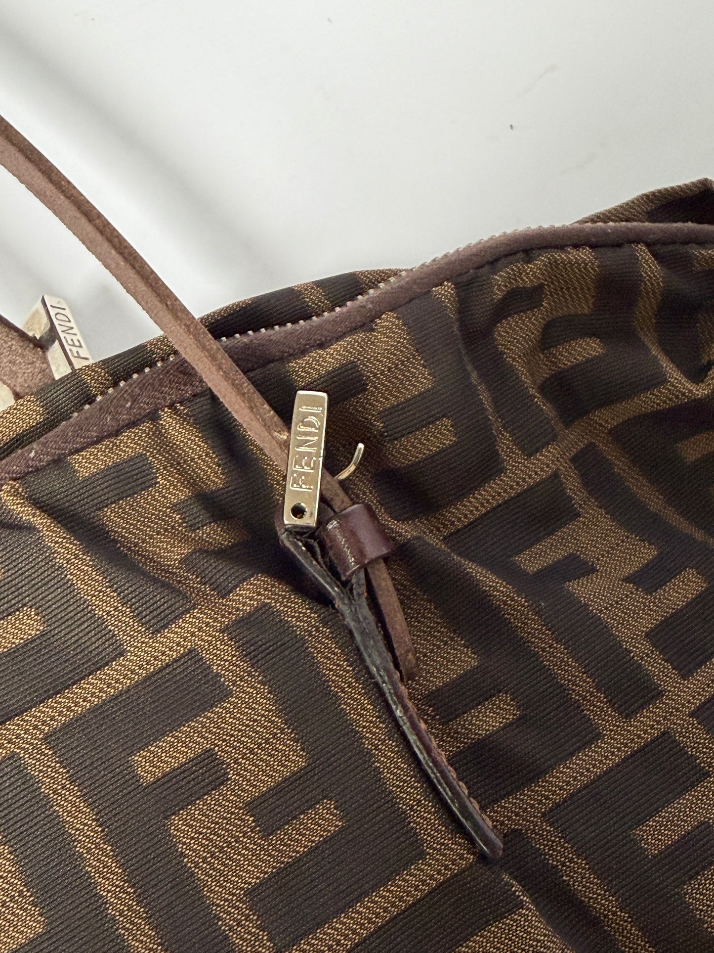 Fendi Zucca Nylon Mamma Bucket Bag
