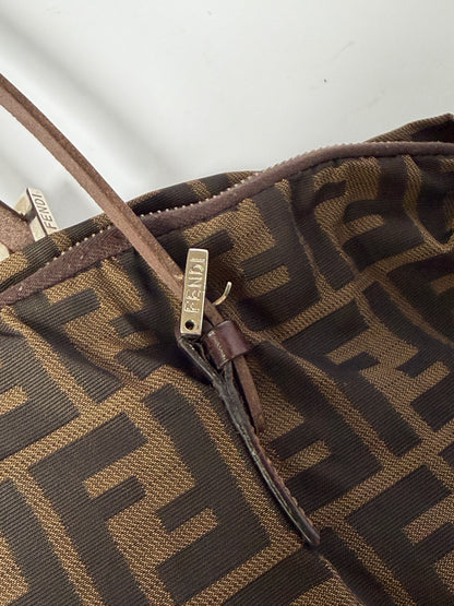 Fendi Zucca Nylon Mamma Bucket Bag