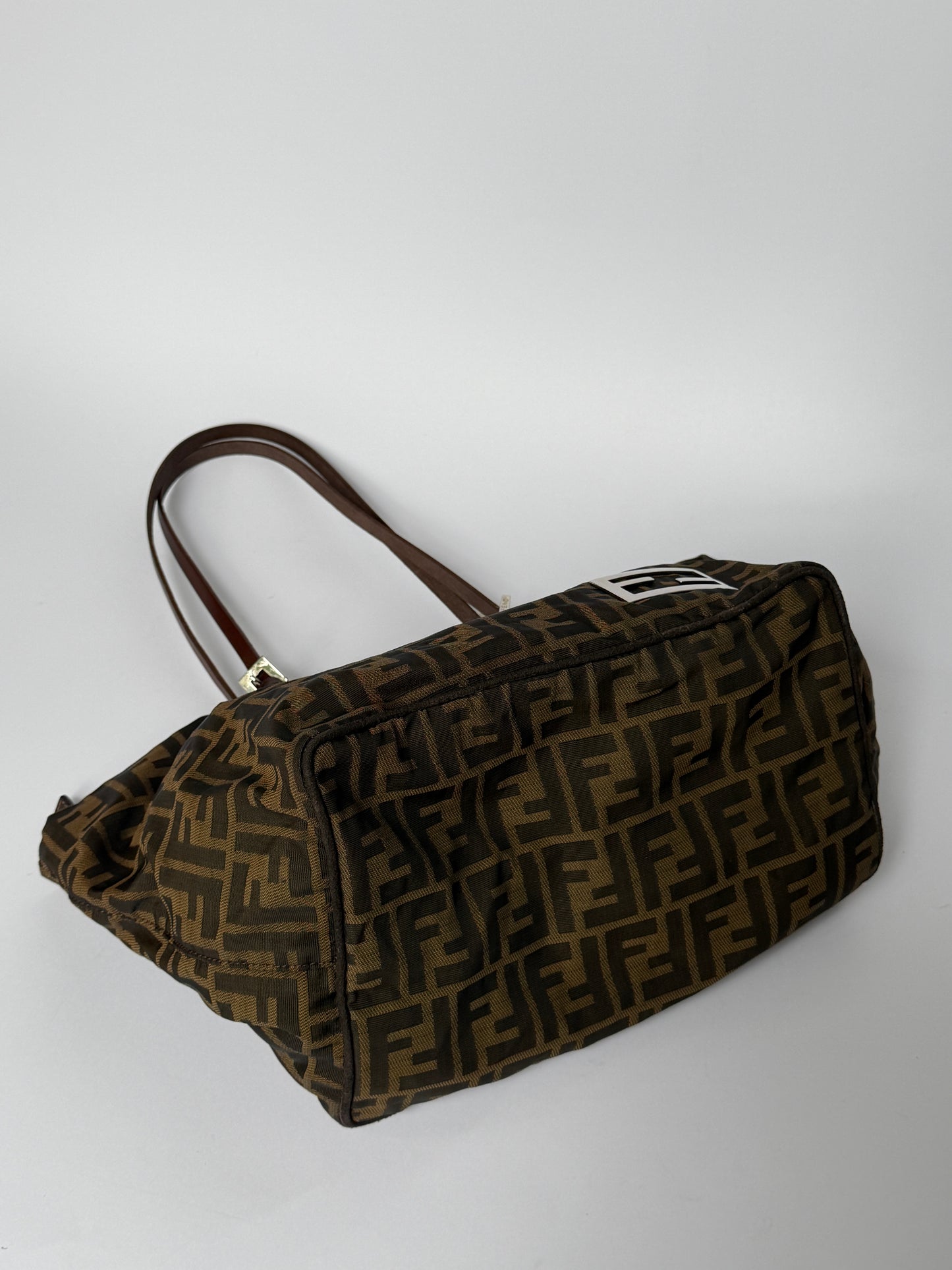 Fendi Zucca Nylon Mamma Bucket Bag