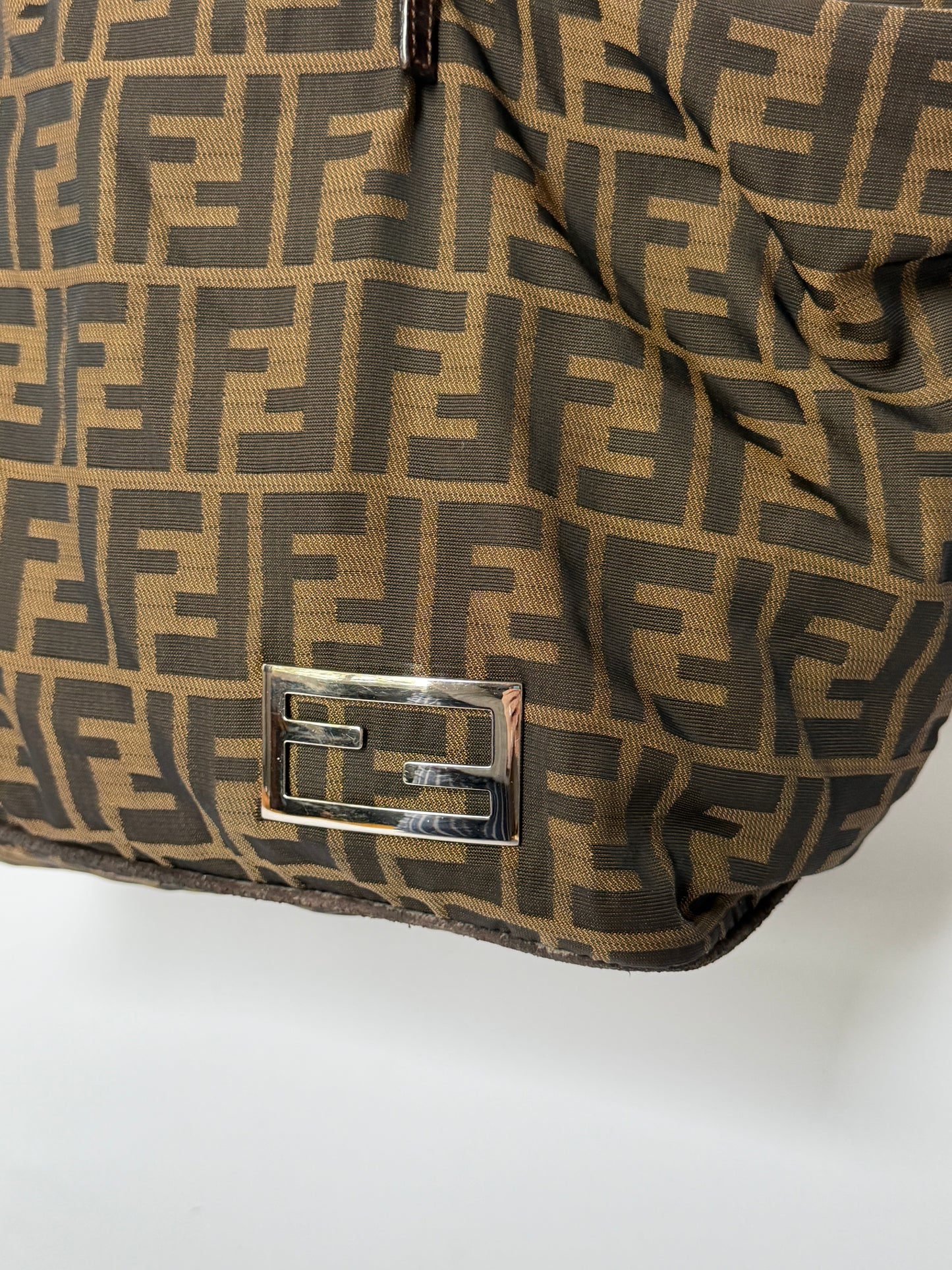 Fendi Zucca Nylon Mamma Bucket Bag