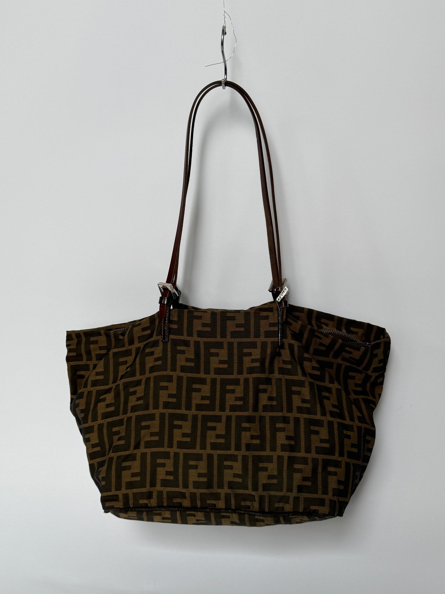 Fendi Zucca Nylon Mamma Bucket Bag