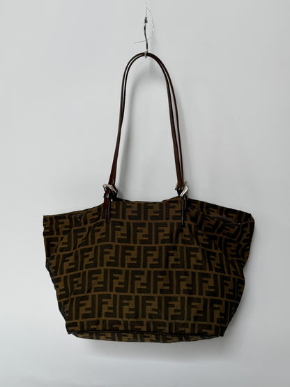 Fendi Zucca Nylon Mamma Bucket Bag