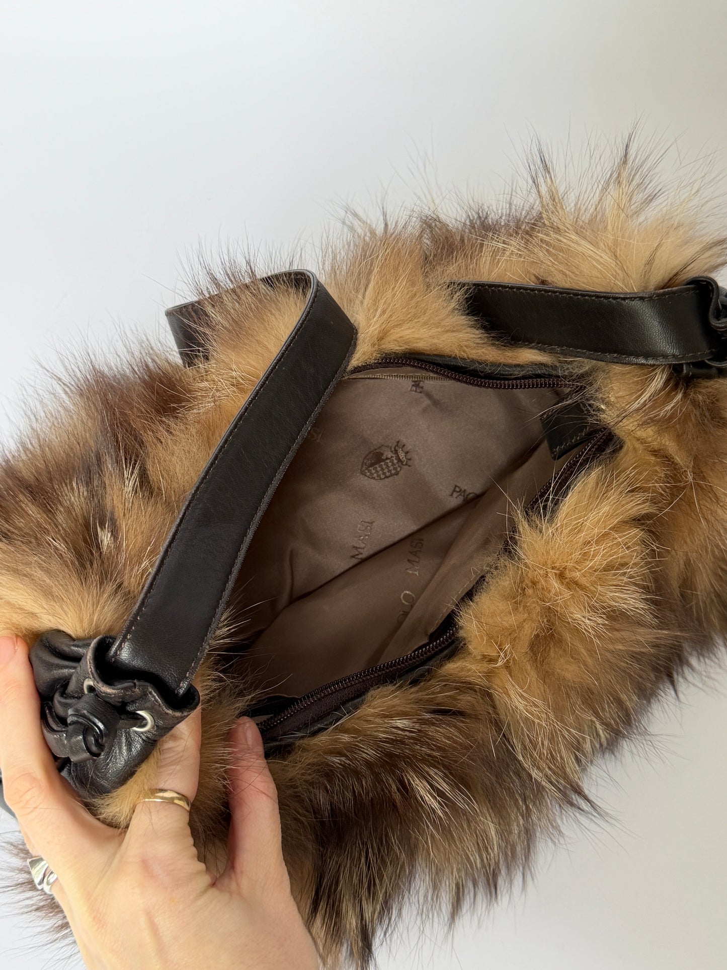 Paolo Masi Vintage Fur Shoulder Bag