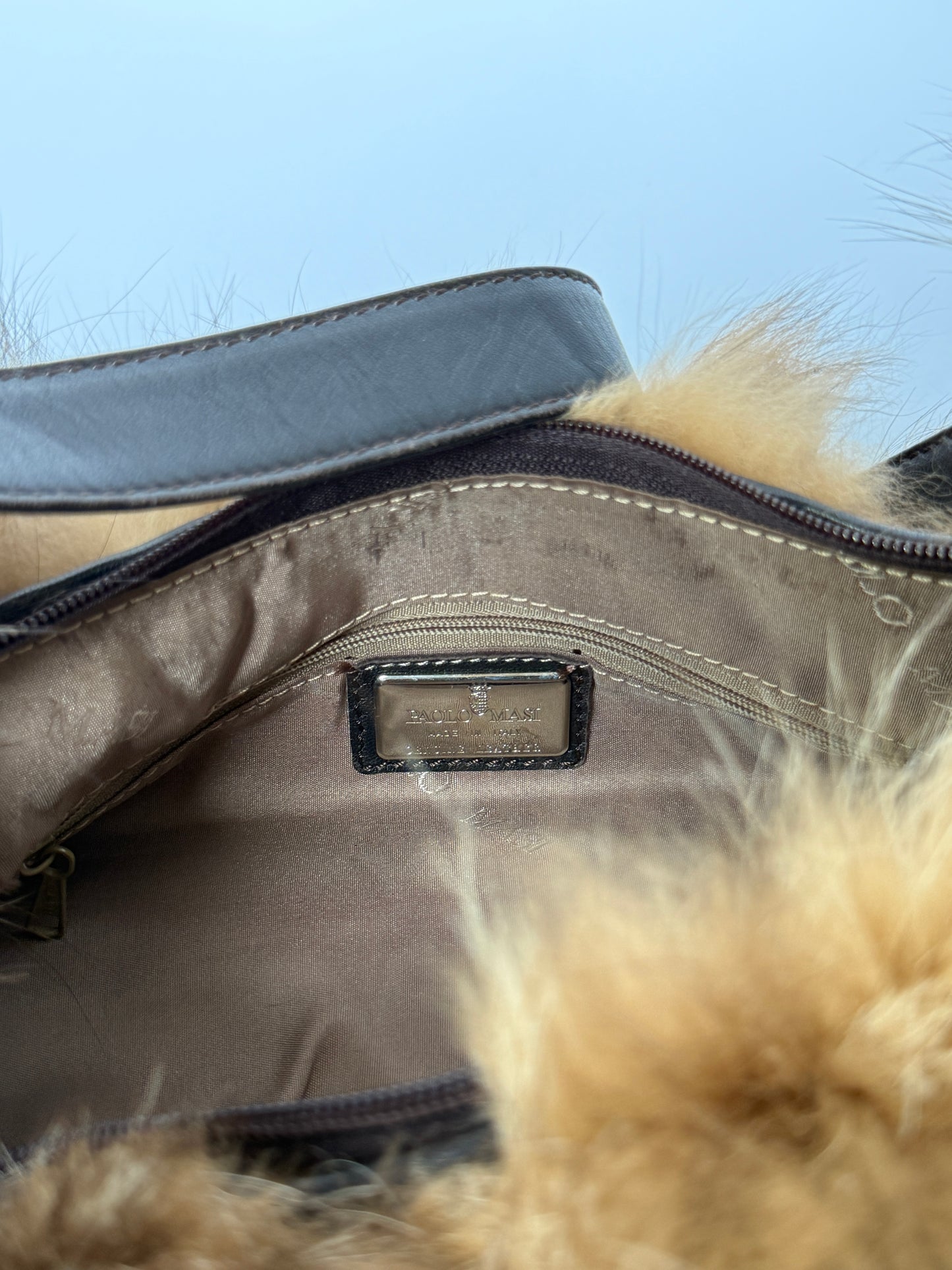 Paolo Masi Vintage Fur Shoulder Bag