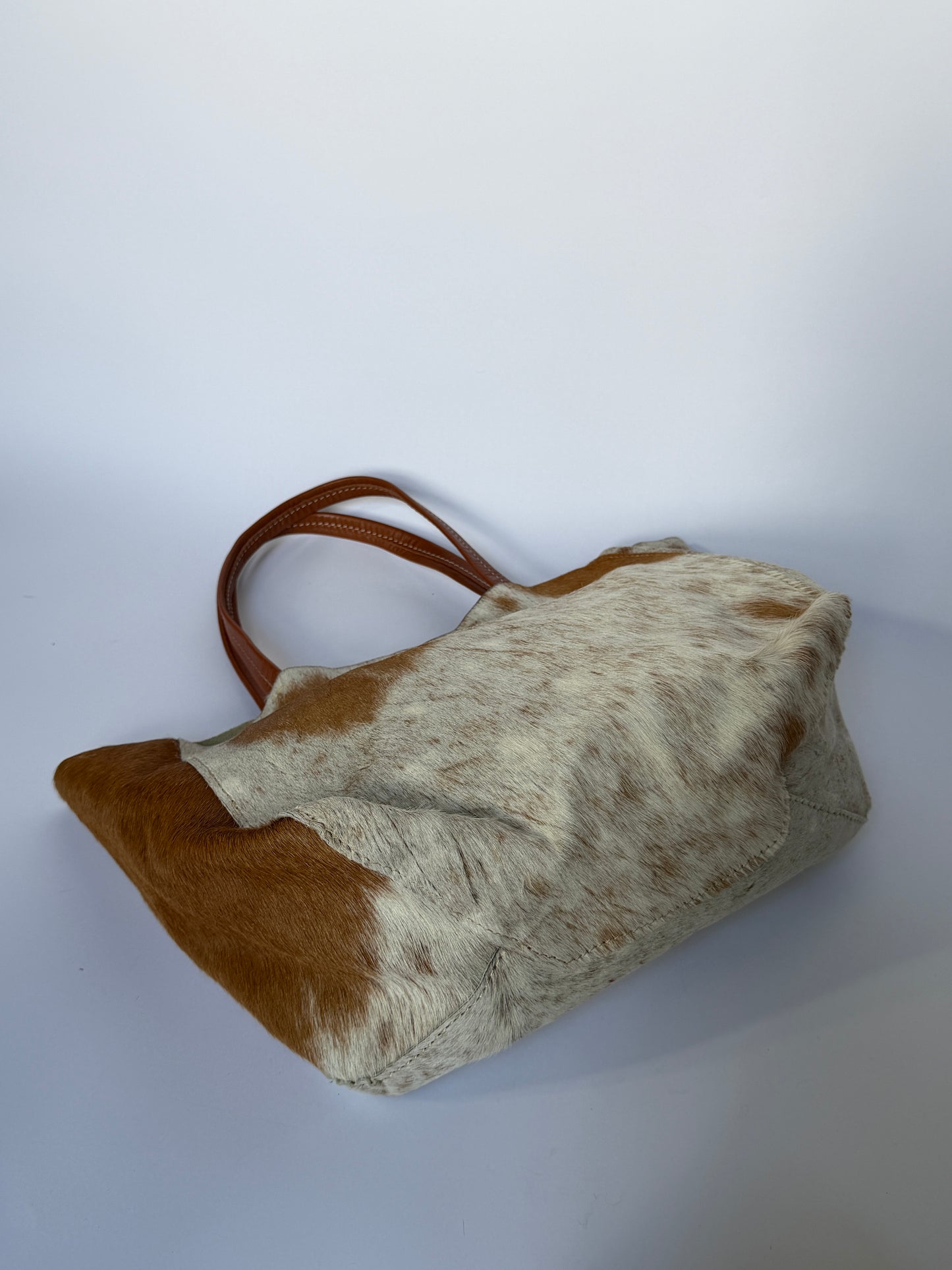 Cow Print Hair-On Cowhide Tote Bag