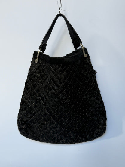 Falorni Intrecciato Calf Hair Handbag
