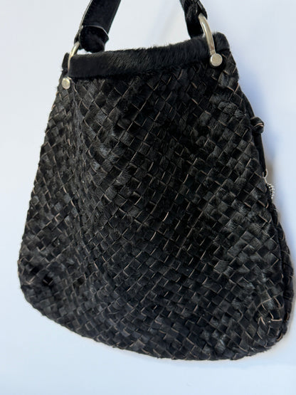 Falorni Intrecciato Calf Hair Handbag