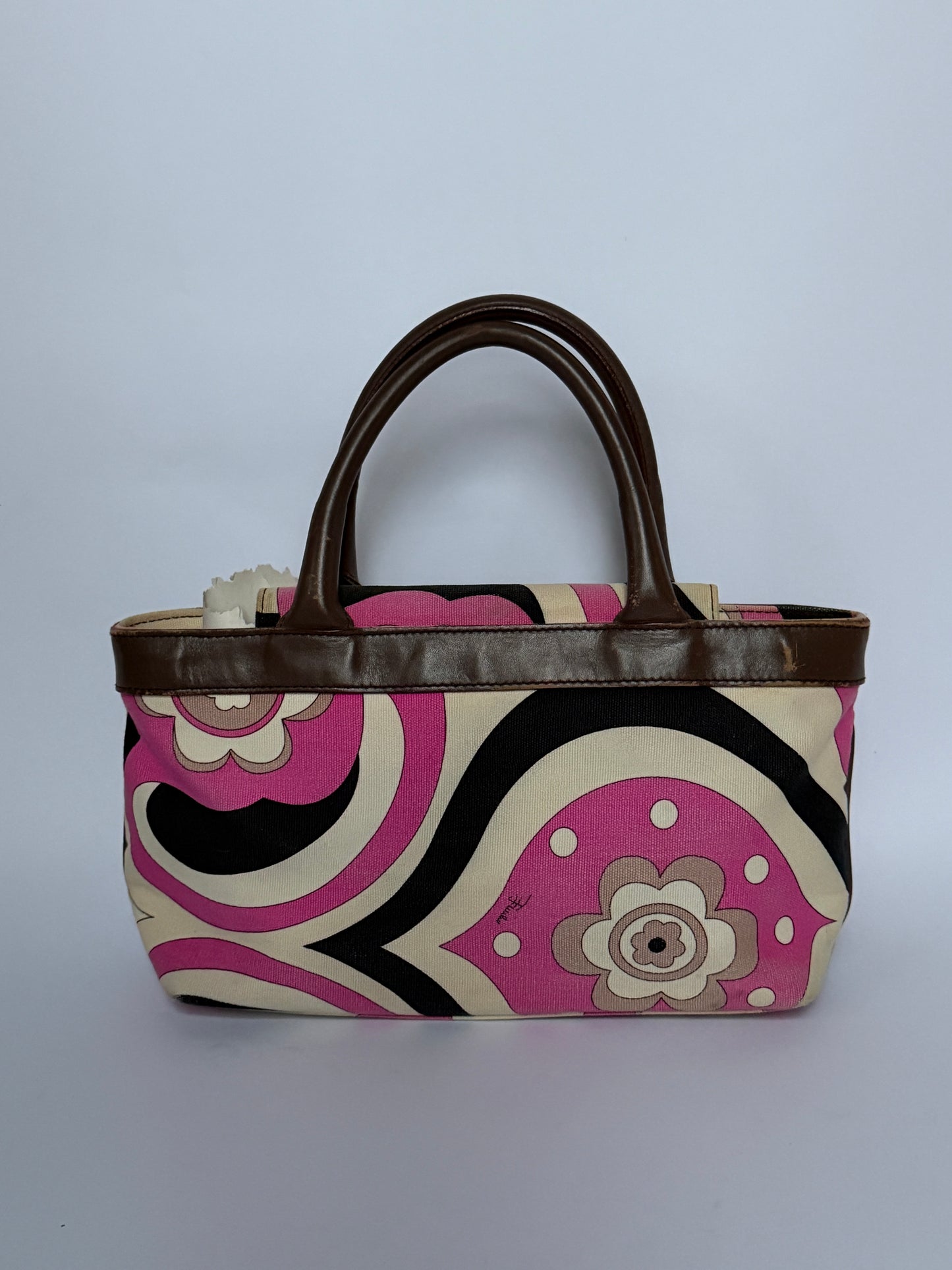 Pucci Canvas Handbag