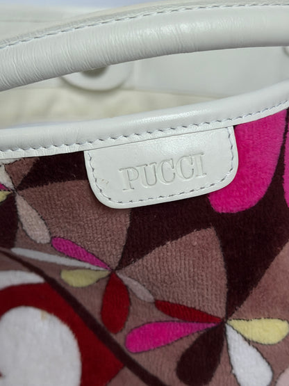 Pucci Multicolour Print Terrycloth Tote Bag