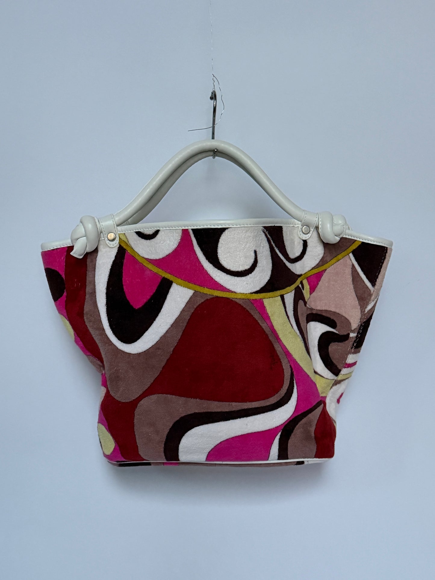 Pucci Multicolour Print Terrycloth Tote Bag