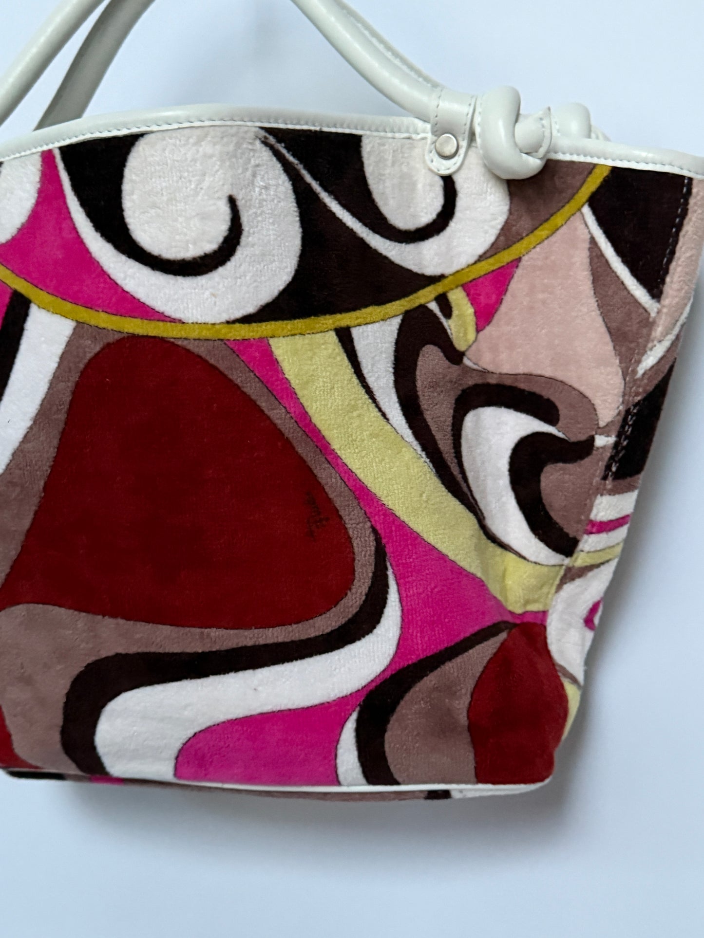 Pucci Multicolour Print Terrycloth Tote Bag