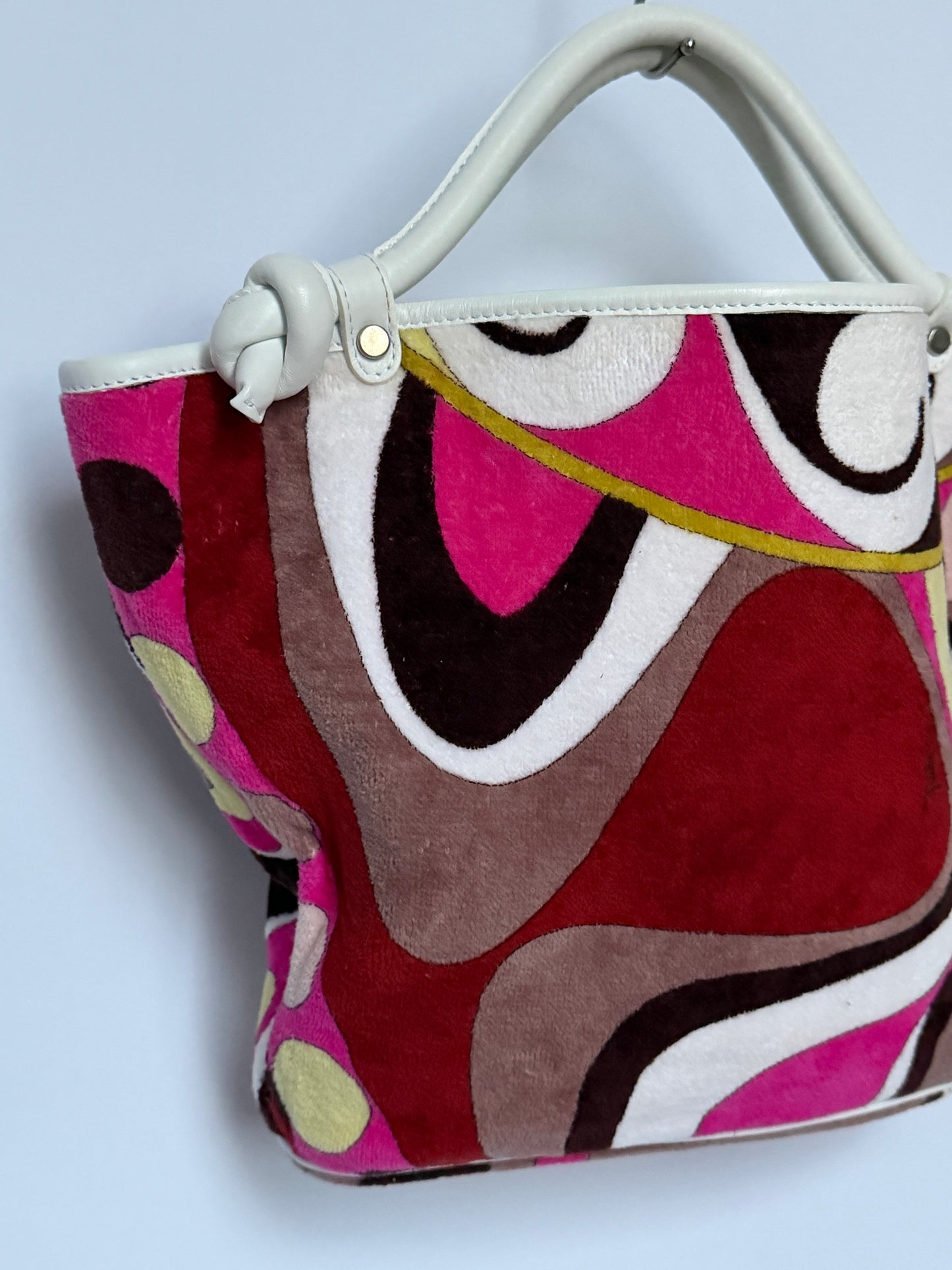 Pucci Multicolour Print Terrycloth Tote Bag