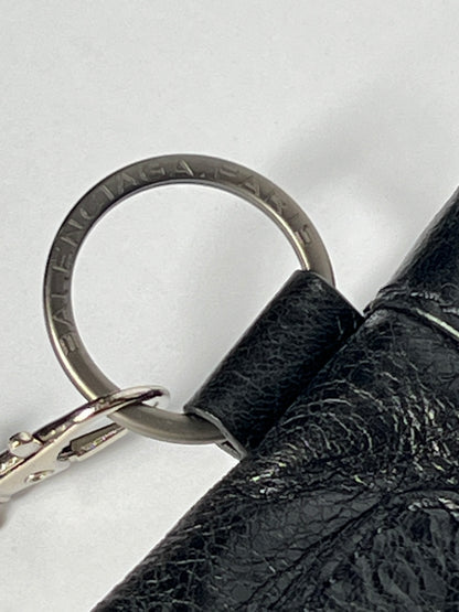 Balenciaga Two Tone Leather Motorcycle Clutch