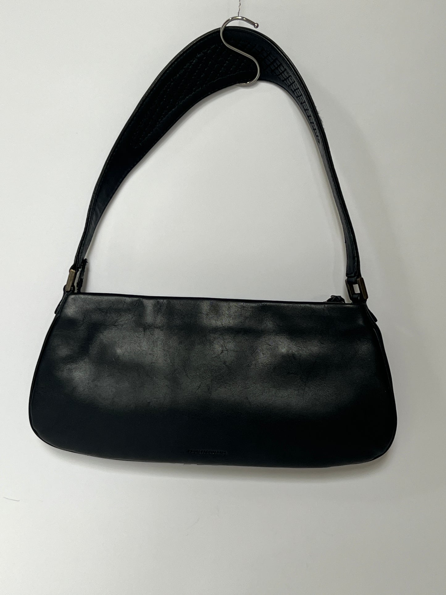 Vintage Italian Ring Weave Shoulder Bag with Pony Hair Handle