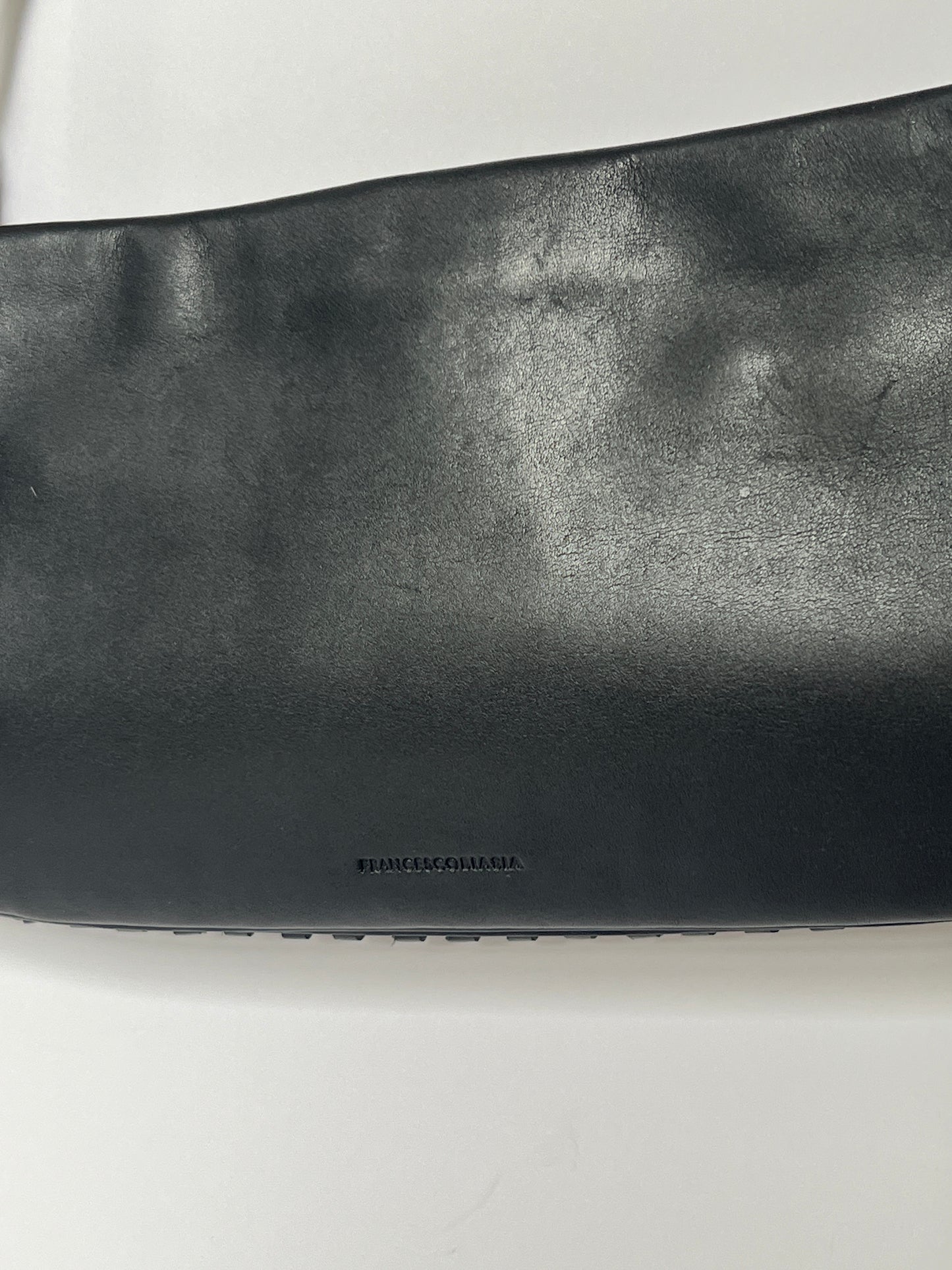 Vintage Italian Ring Weave Shoulder Bag with Pony Hair Handle