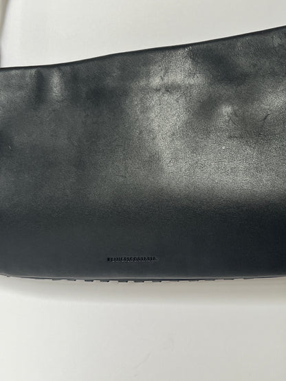 Vintage Italian Ring Weave Shoulder Bag with Pony Hair Handle