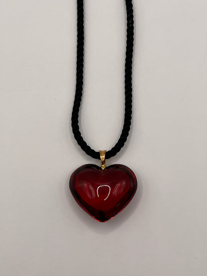 Baccarat Heart Necklace