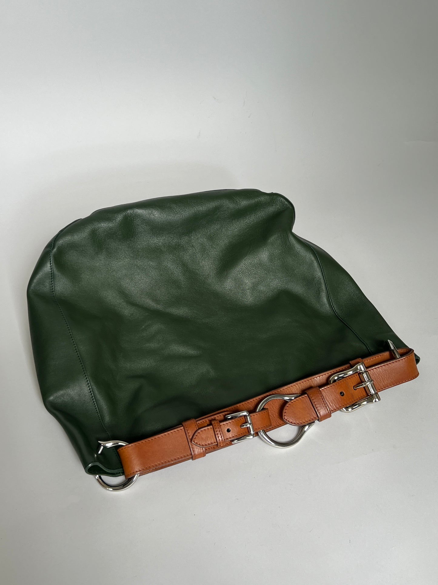 Forrest Green Stirrup Handle Tote