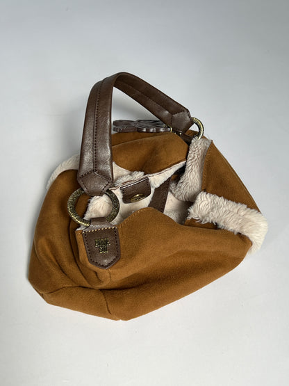 Shearling Butterfly Shoulder Bag