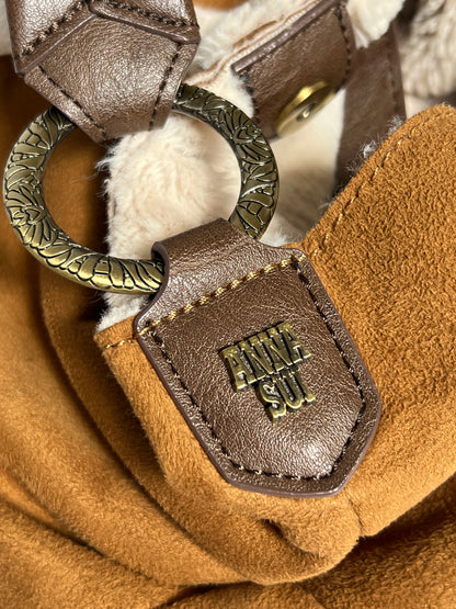 Shearling Butterfly Shoulder Bag