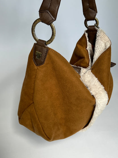Shearling Butterfly Shoulder Bag
