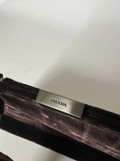 Prada Velvet Frame Handbag — Late 1990s / Early 2000s