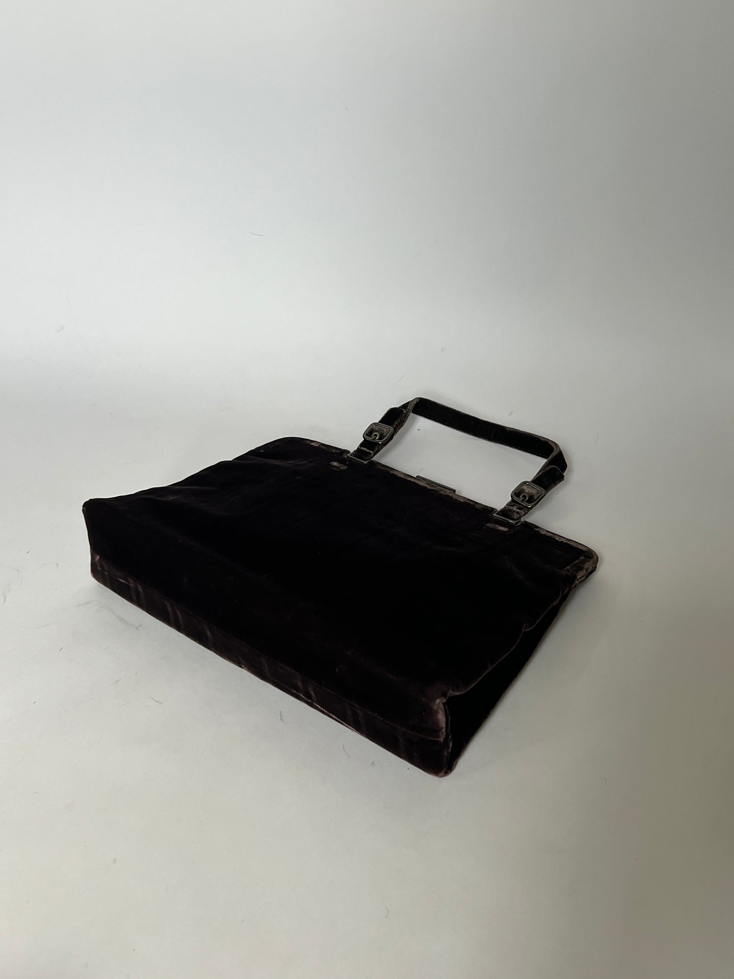 Prada Velvet Frame Handbag — Late 1990s / Early 2000s