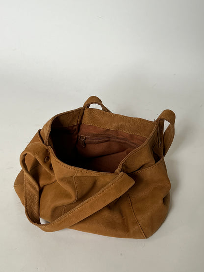 Tres Studded Leather Shoulder Bag — Mid 2000s