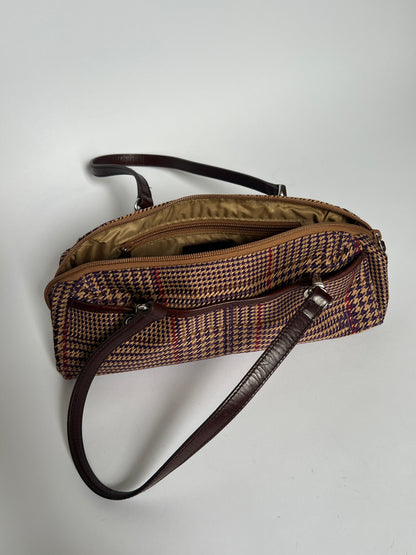 Ralph Lauren Plaid Bowler Bag