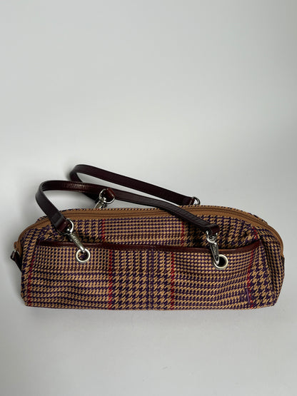 Ralph Lauren Plaid Bowler Bag