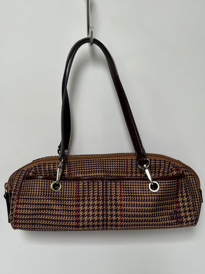 Ralph Lauren Plaid Bowler Bag