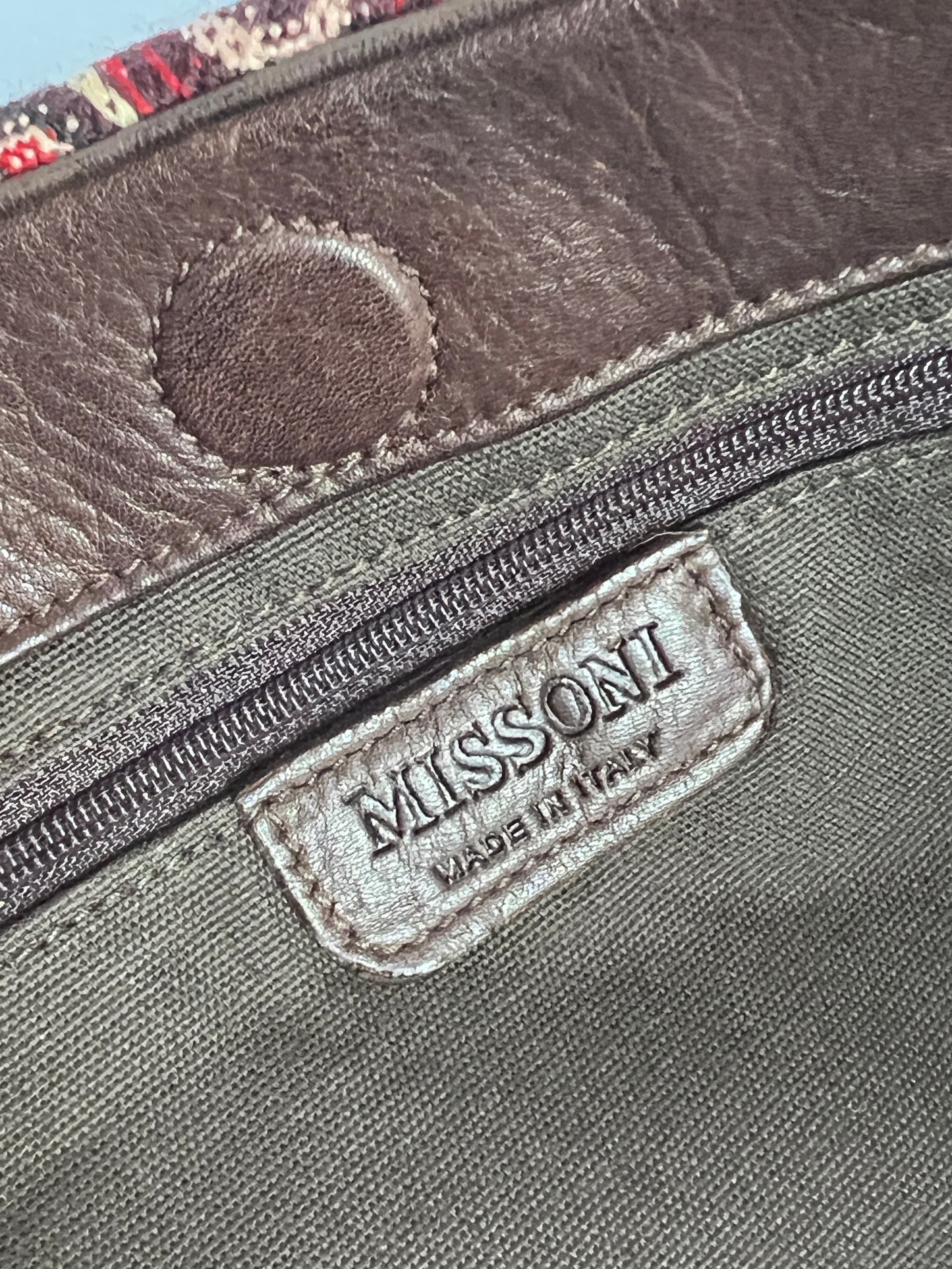 Missoni Leather Shoulder Bag