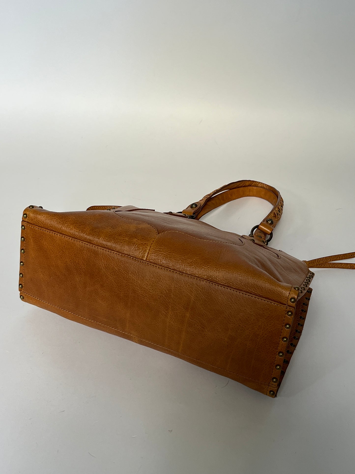 Leather Butterfly Boho Tote