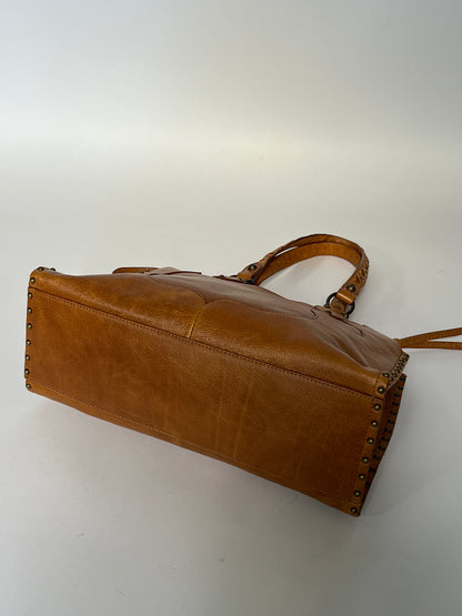 Leather Butterfly Boho Tote