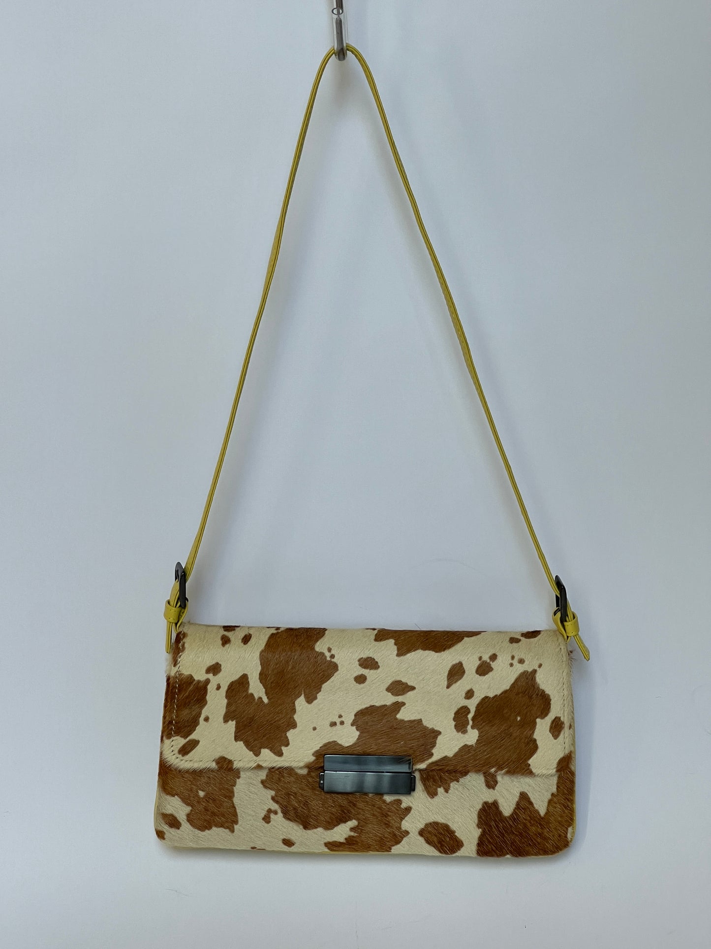 Yellow & Cow Shoulder Bag