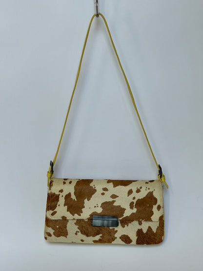 Yellow & Cow Shoulder Bag