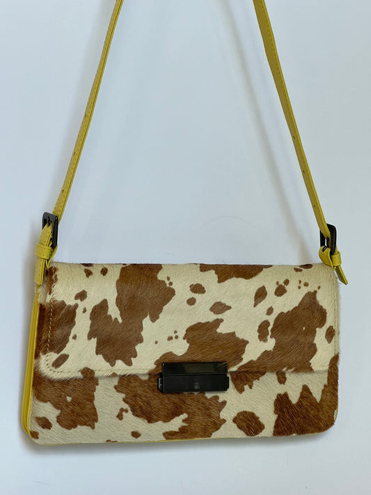 Yellow & Cow Shoulder Bag