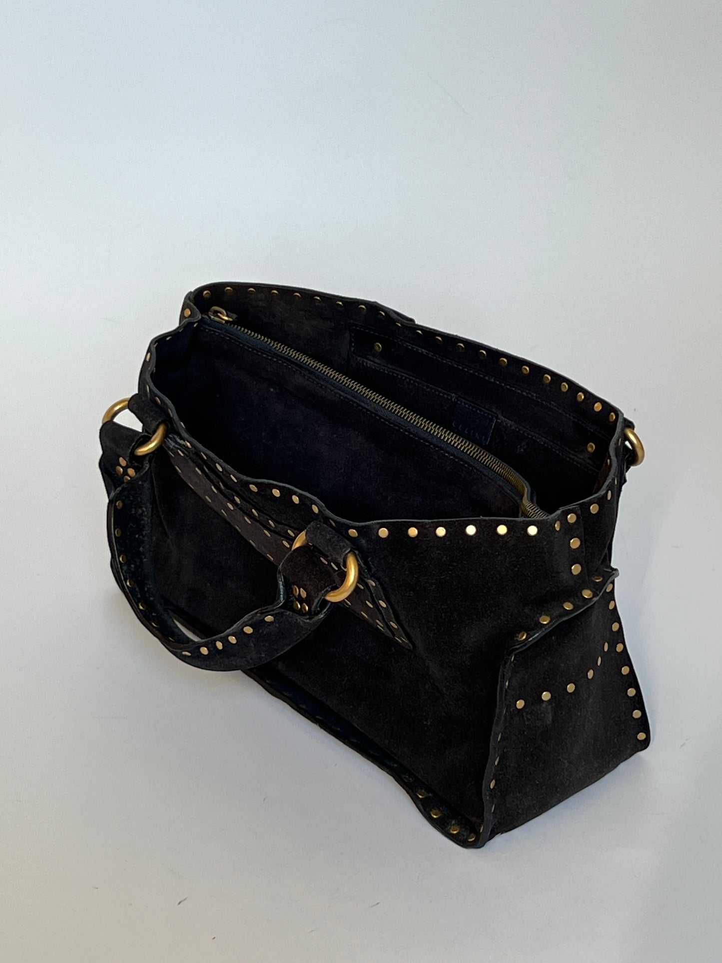 Celine Suede Studded Boogie Bag