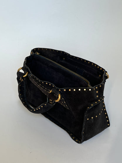 Celine Suede Studded Boogie Bag