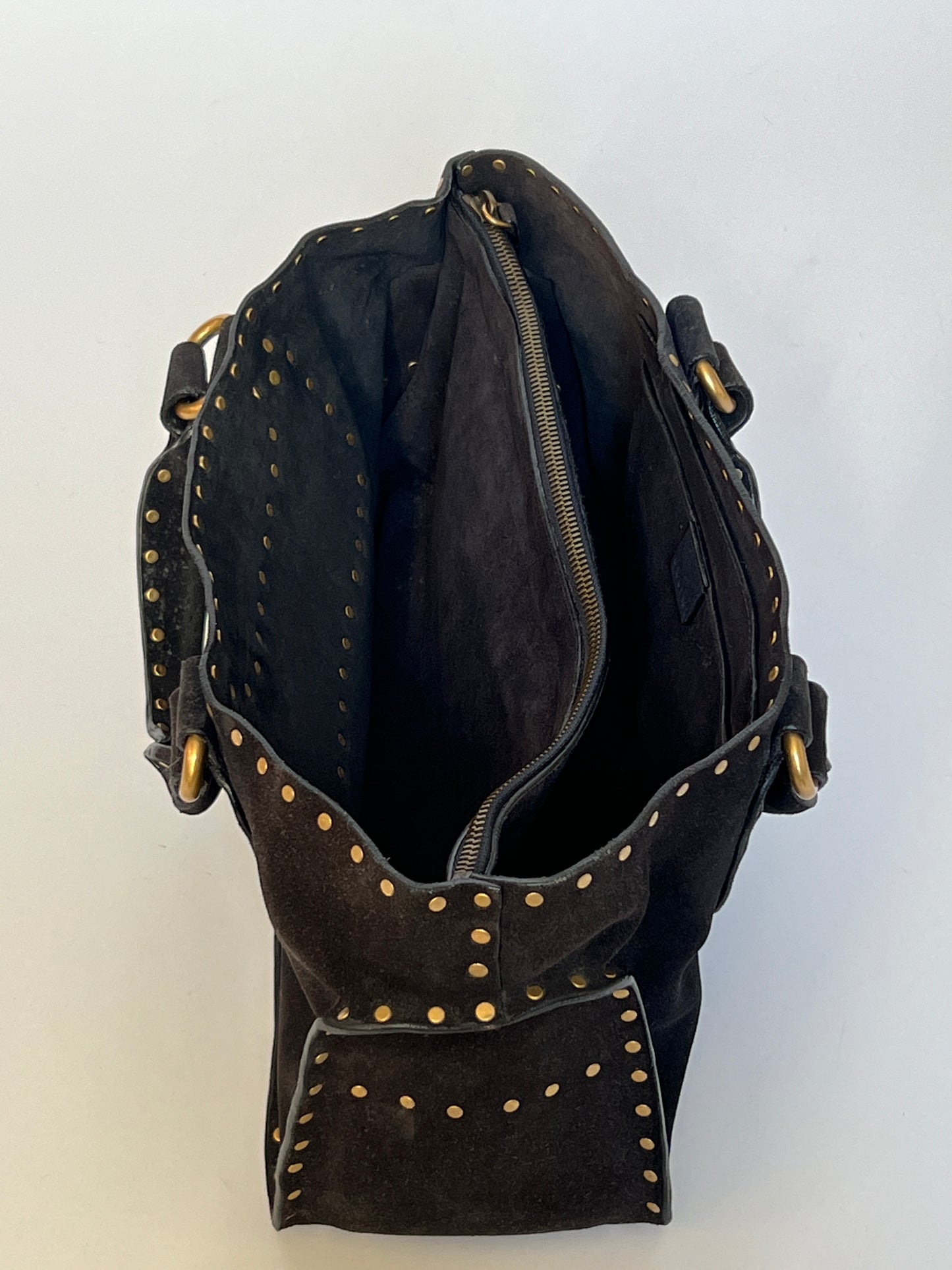 Celine Suede Studded Boogie Bag