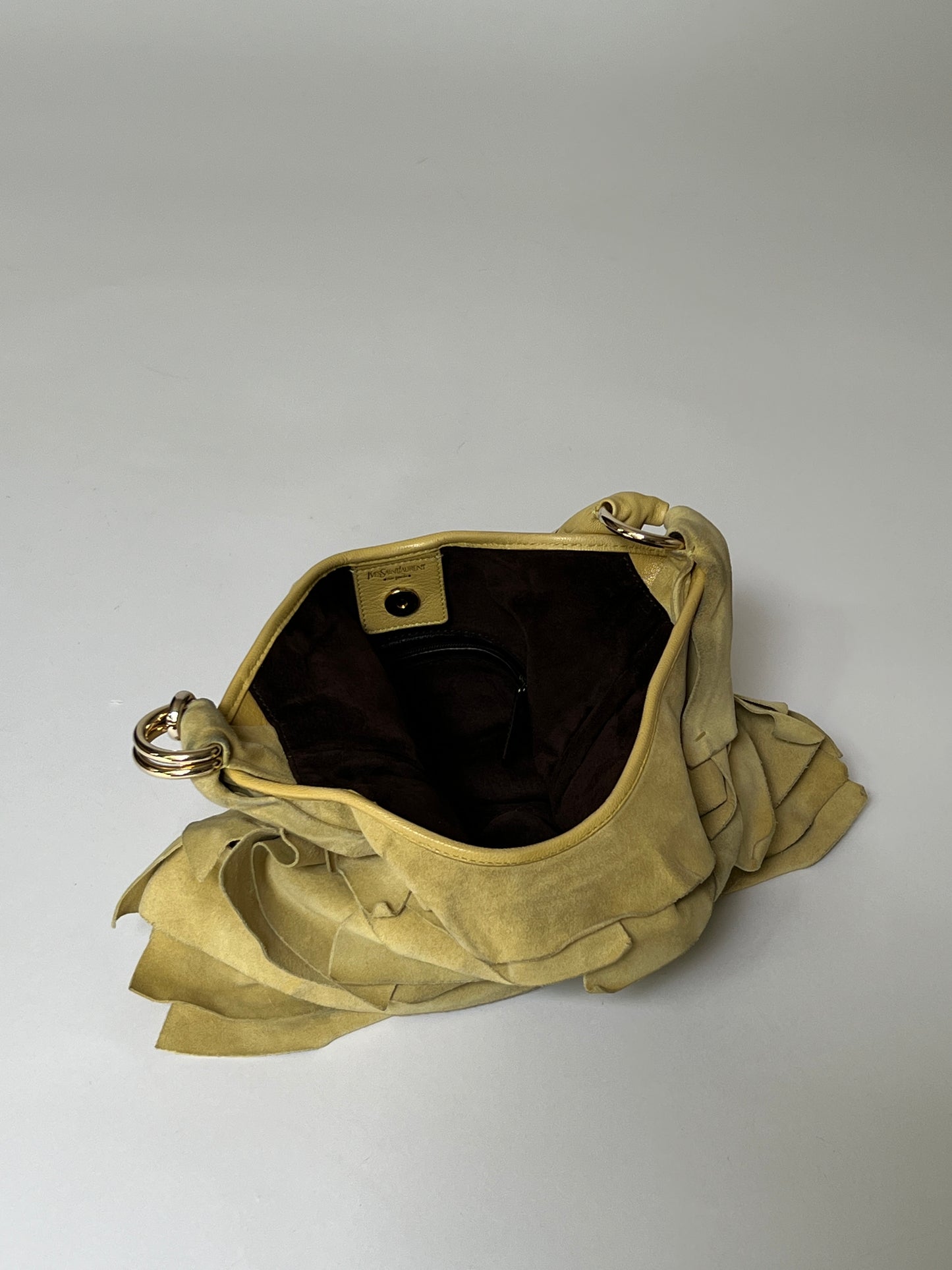 YSL St Tropez Suede Bag