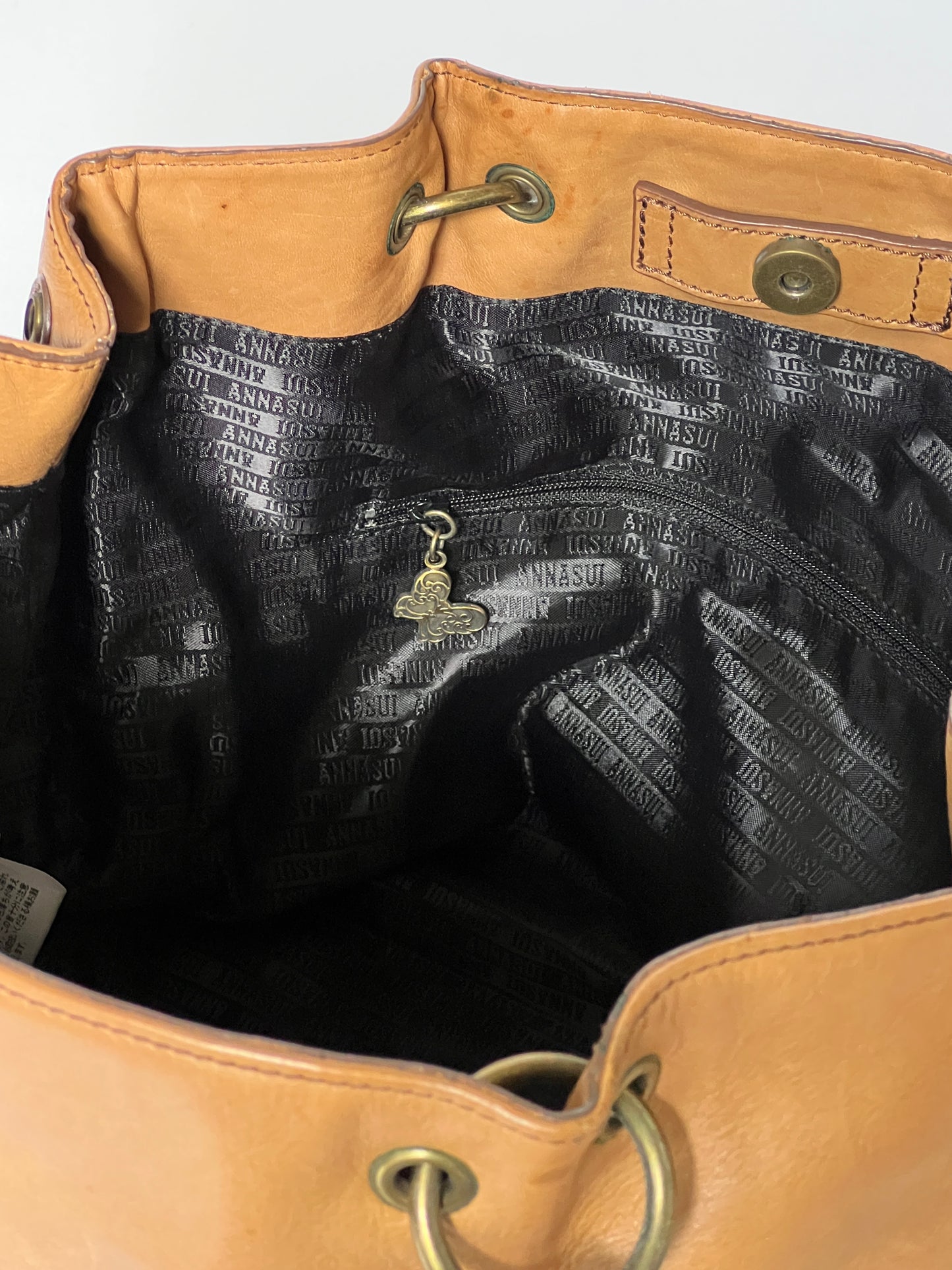 Metallic Leather Tote Bag