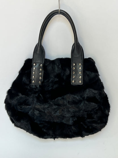Fur Studded Shoulder Bag