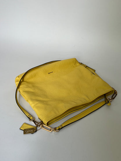 Yellow Leather Tote