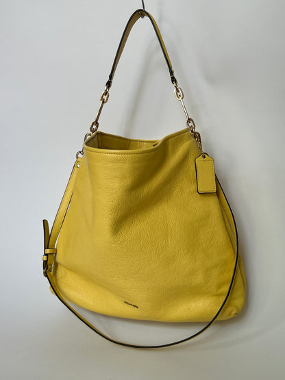 Yellow Leather Tote