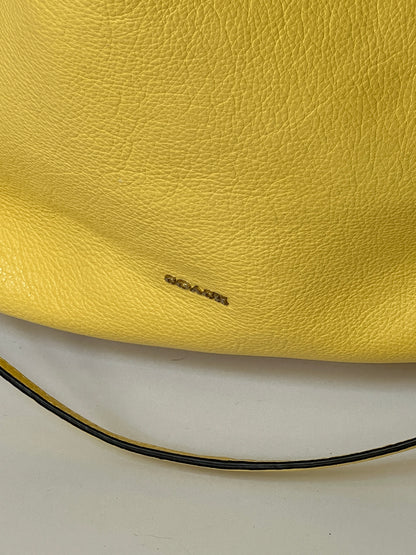 Yellow Leather Tote