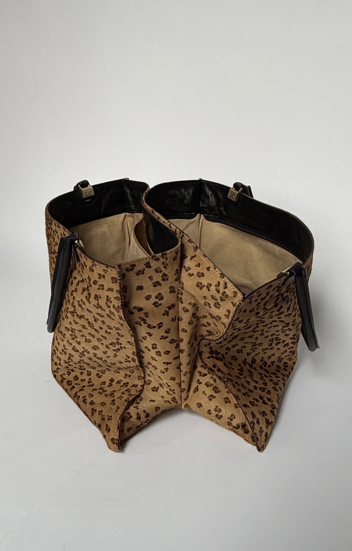Bottega Veneta Leopard Print Pony Hair Tote