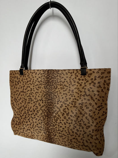 Bottega Veneta Leopard Print Pony Hair Tote